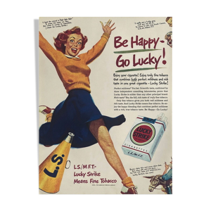 Publicité Lucky Strike - 1980