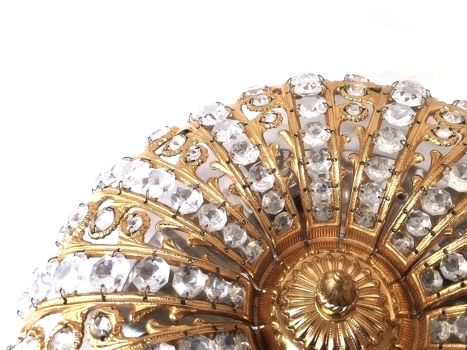 Plafonnier en forme de goutte de verre