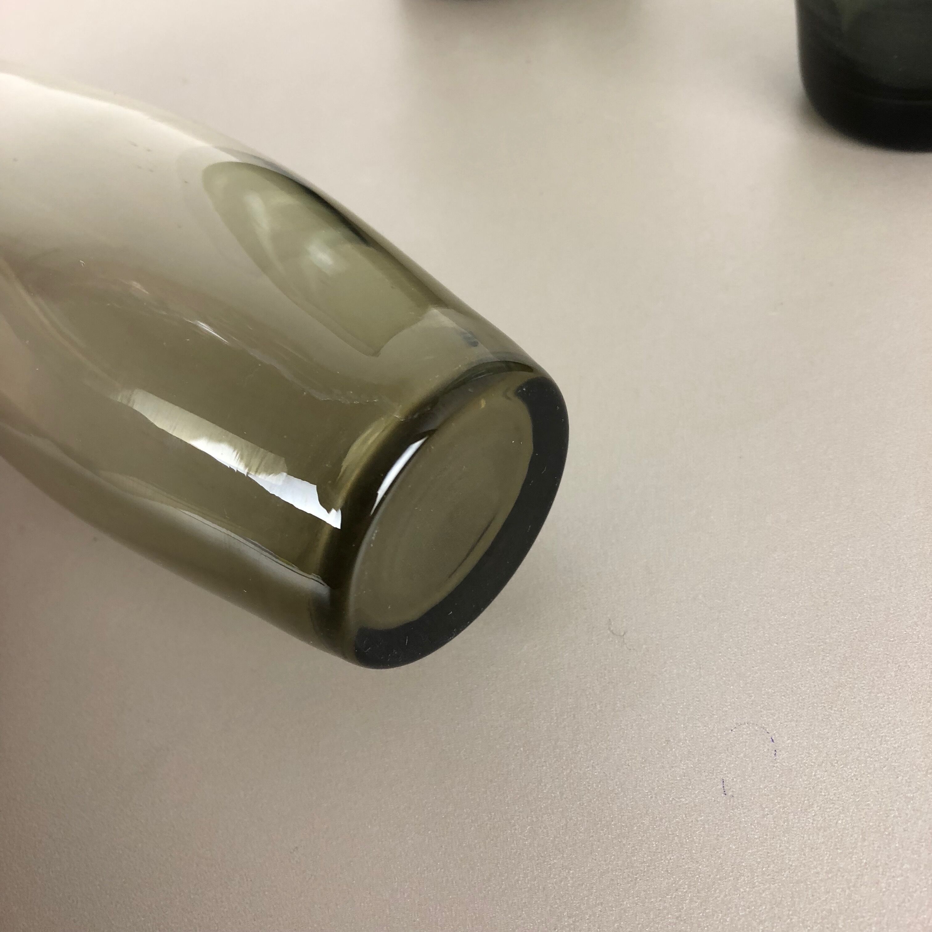 Vintage 1960s Set of Three Turmalin Vases by Wilhelm Wagenfeld for WMF, Germany