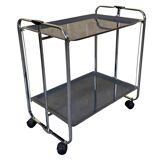 1960s 1970s Serving Cart Dinette Space Age in Metal Plastic