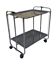 1960s 1970s Serving Cart Dinette Space Age in Metal Plastic