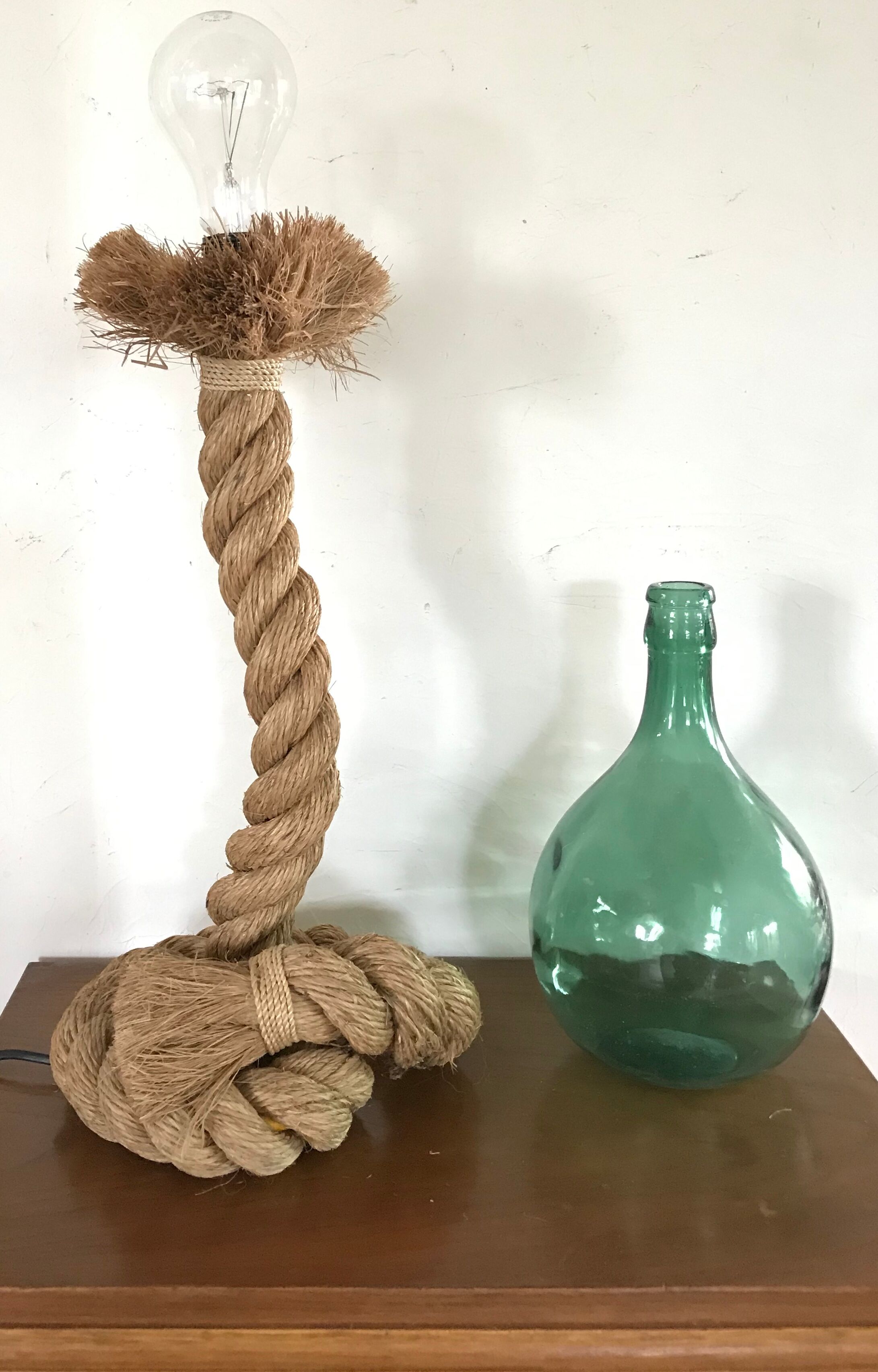 Rope vintage lamp