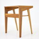 1960s Oak Side Table or TV Rack ,Czechoslovakia