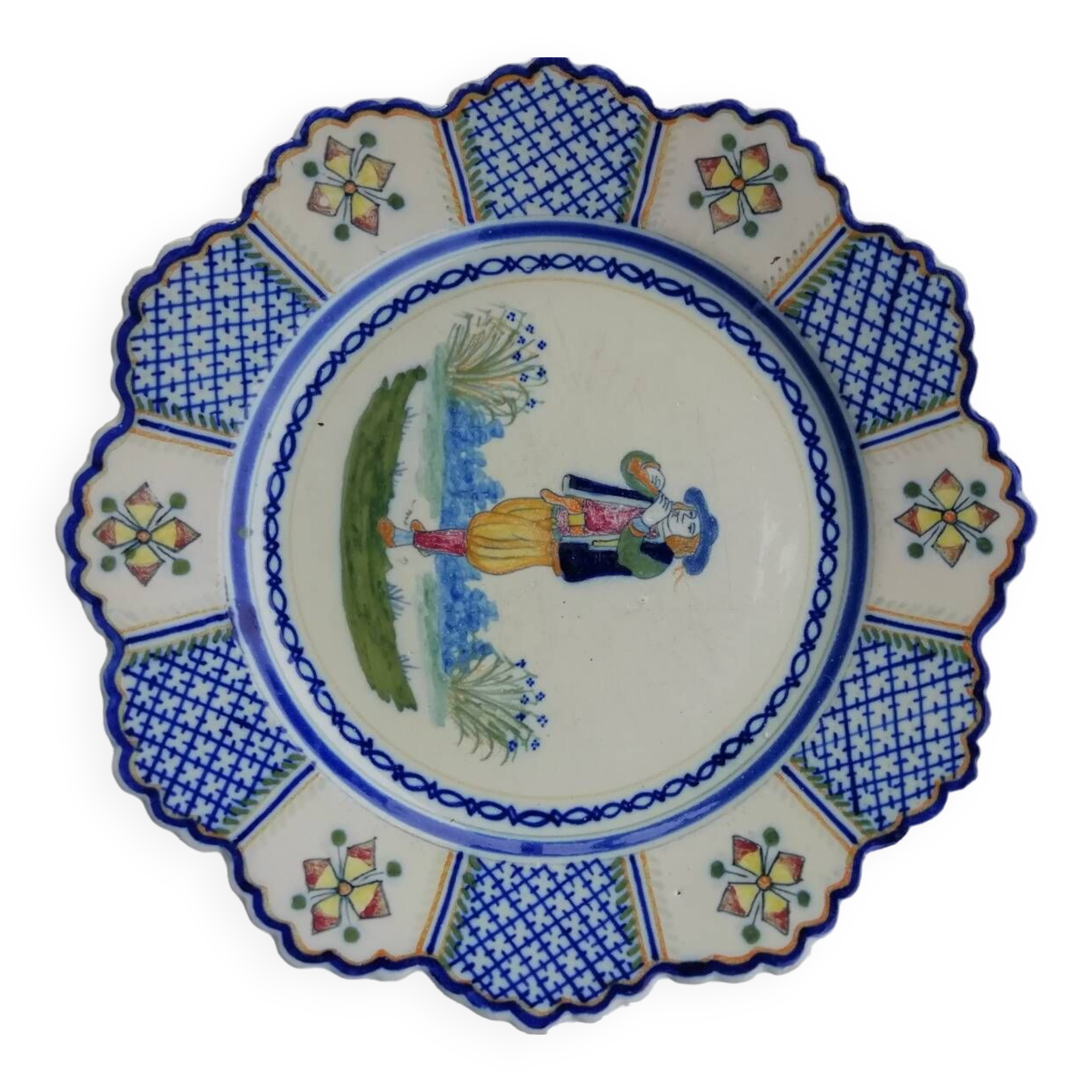 Henriot Quimper Plate