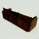 Rare 1970s brown velvet multifunctional modular sofa