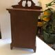 Vintage wooden doll cabinet