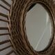 Miroir soleil rotin