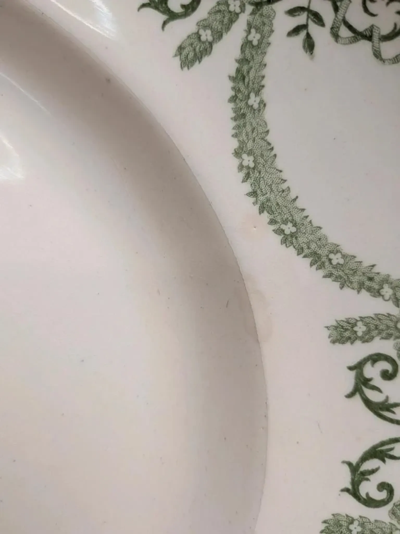 Large oval dish Terre de fer Creil et Montereau Labrador – Napoleon I service