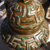 Terracotta teapot signed