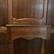 Cloakroom with walnut coat holder
