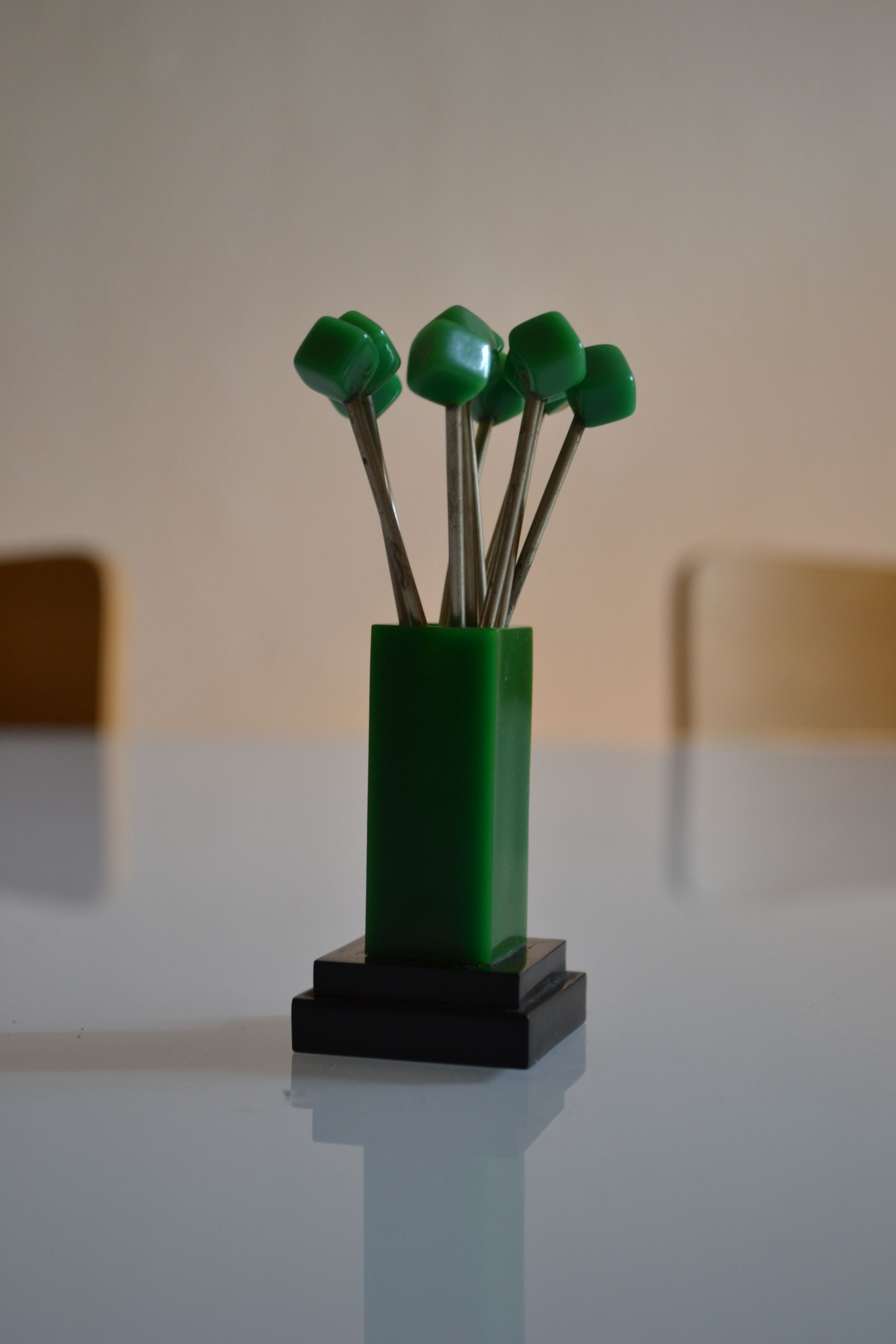 Set of 11 spades a aperitif epoque art deco in bakelite