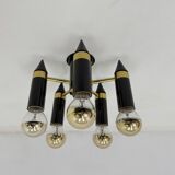 Plafonnier vintage Schmitz leuchten, Allemagne 1970