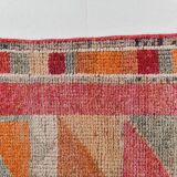 Pink & Red Hallway Vintage Runner Rug, 100x356Cm