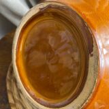 Glazed ceramic salad bowl