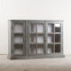 Vintage wooden showcase library