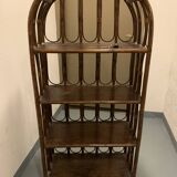 Rattan bookcase shelf