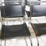 Bauhaus Cantilever Chairs by Mies van der Rohe for Thonet, Set of 6, 1970s