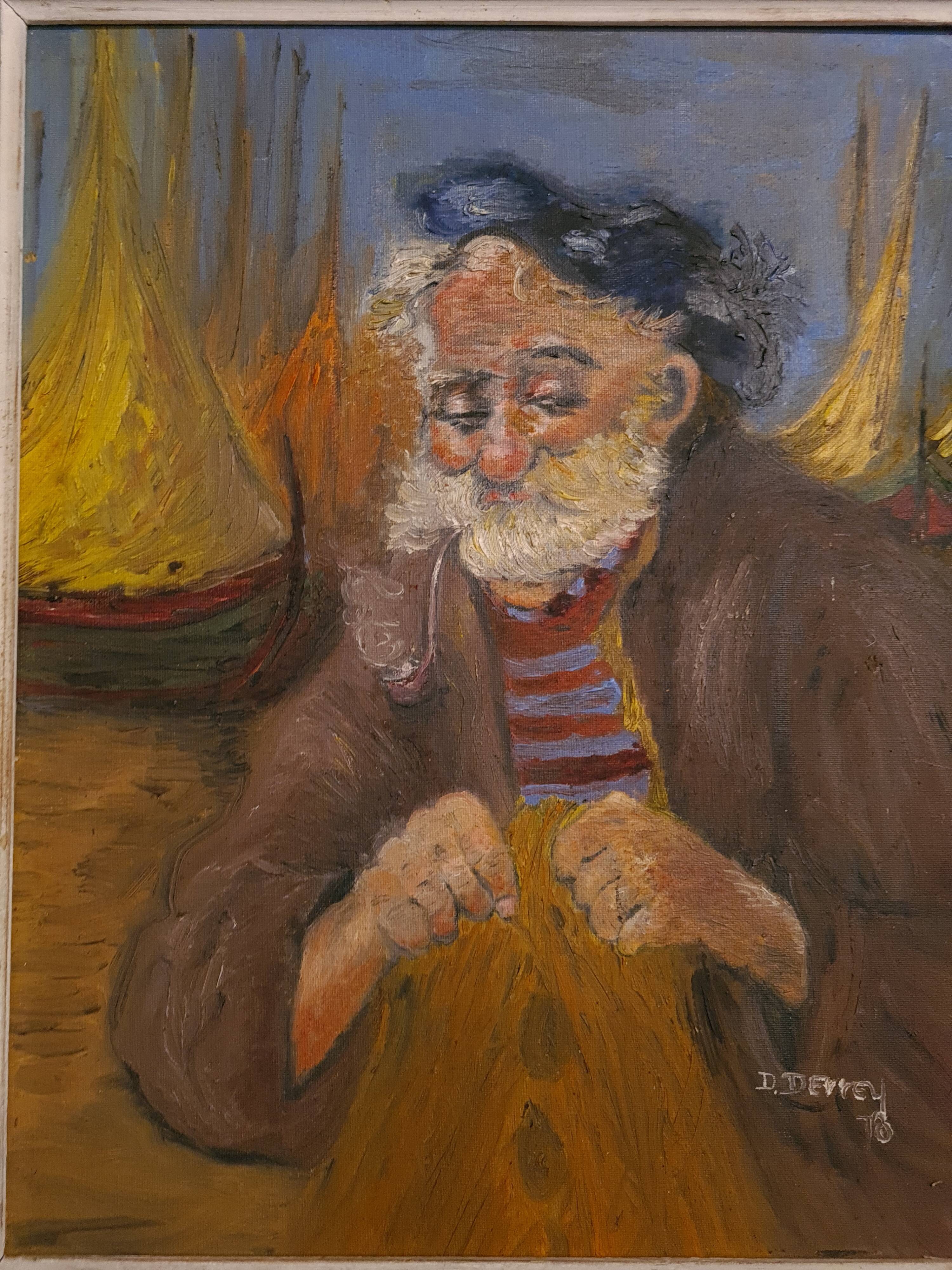 Painting the fisherman