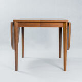 Danish teak table with extensions, vintage scandinavian 1960s