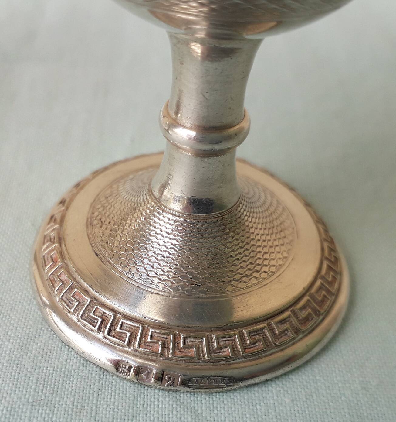 Silver-plated egg cups