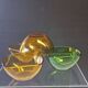 Set of 4 coloured glass bowls / ramekins from Duralex in very good condition.
