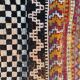 Moroccan handmade antique tribal rug 124x142 cm