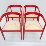 Scandinavian Dining Table with Chairs, 1960s