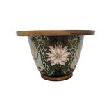 Vintage Chinese Cloisonne Flower Pot, from the 1970/80s.