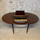 Vintage rosewood extendable dining table