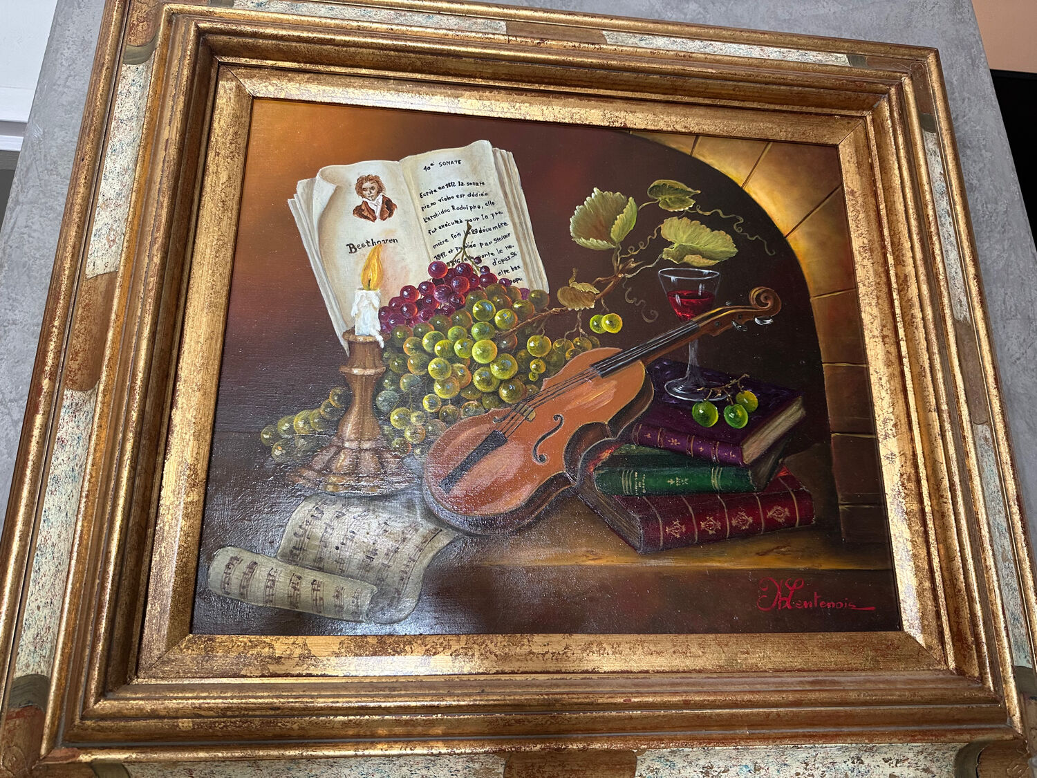 Tableau Beethoven ANY LENTENOIS