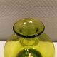 May green glass vase designed by Per Lütken for Holmegaard glassworks Denmark in 1955.