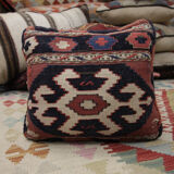 Housse de coussin turc géométrique Oreiller Scatter fait à la main