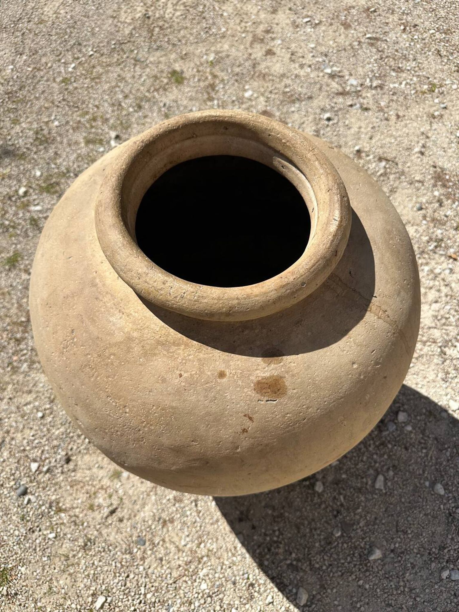 Jarre poterie en terre cuite ancienne 18ème