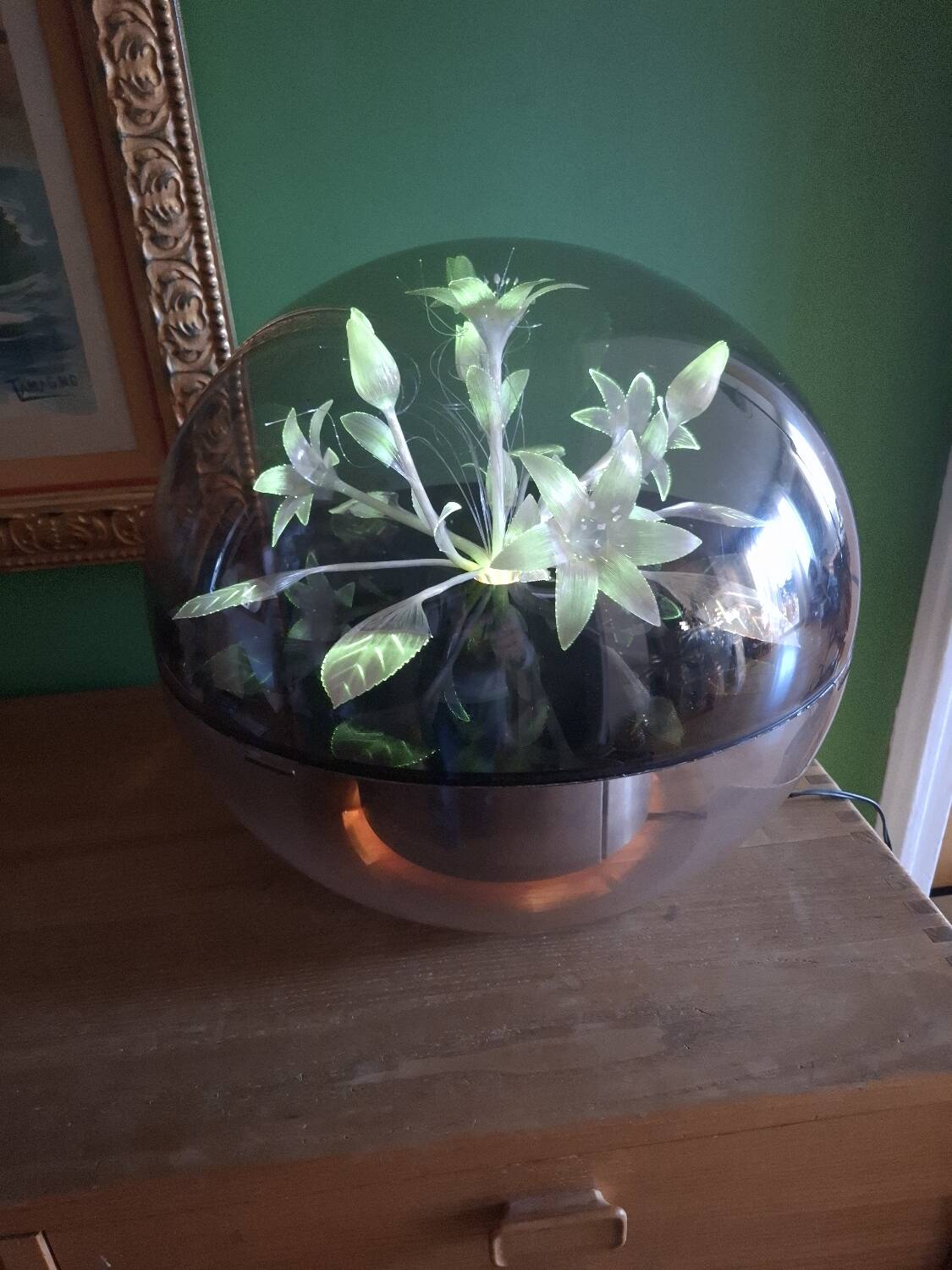 Vintage 1970s space age lamp