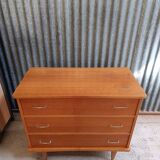 Commode scandinave pied compas
