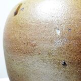 Cruche ancienne XIXe-XXe grès de Puisaye artisanal vernissée