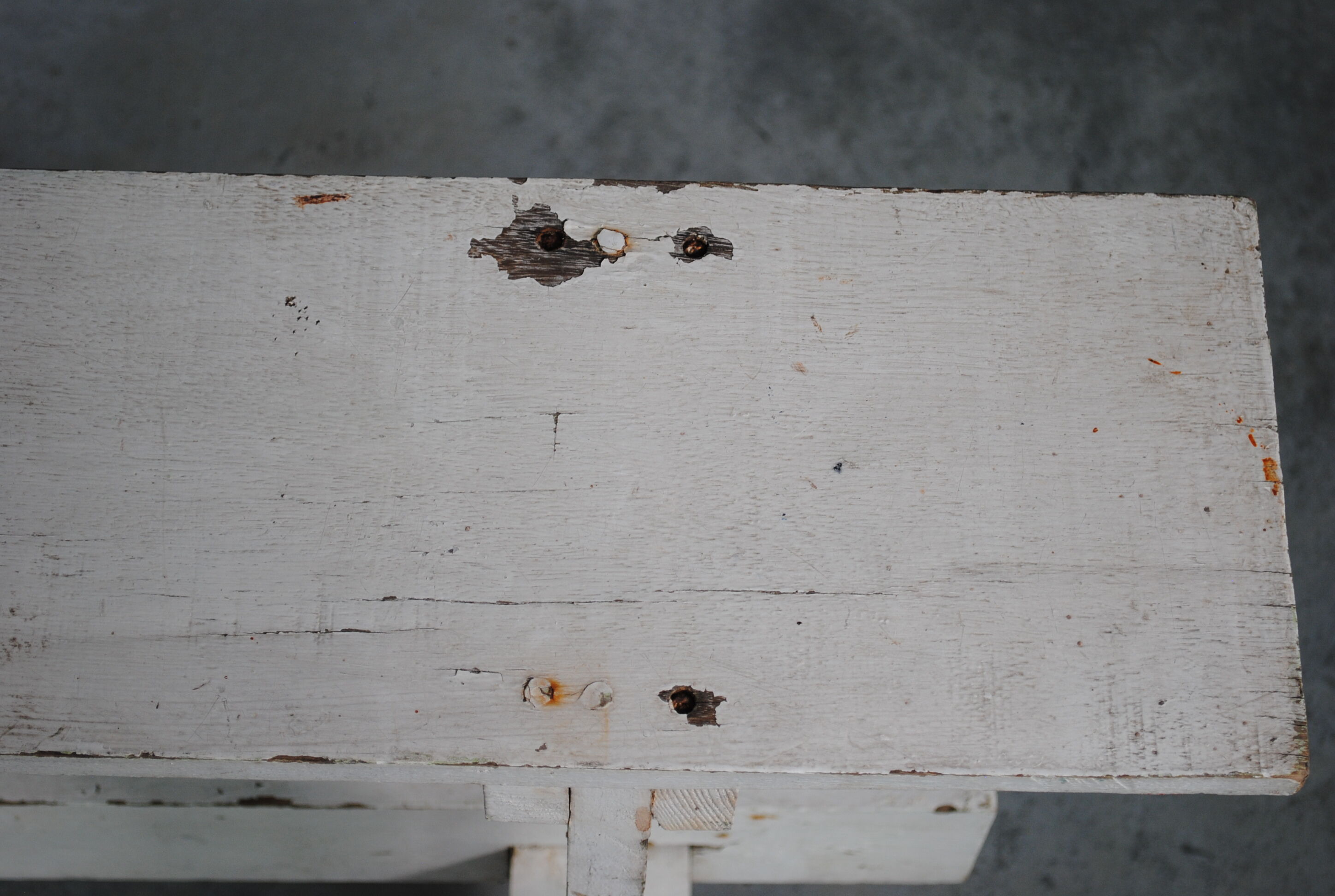 Vintage wooden bench 1960