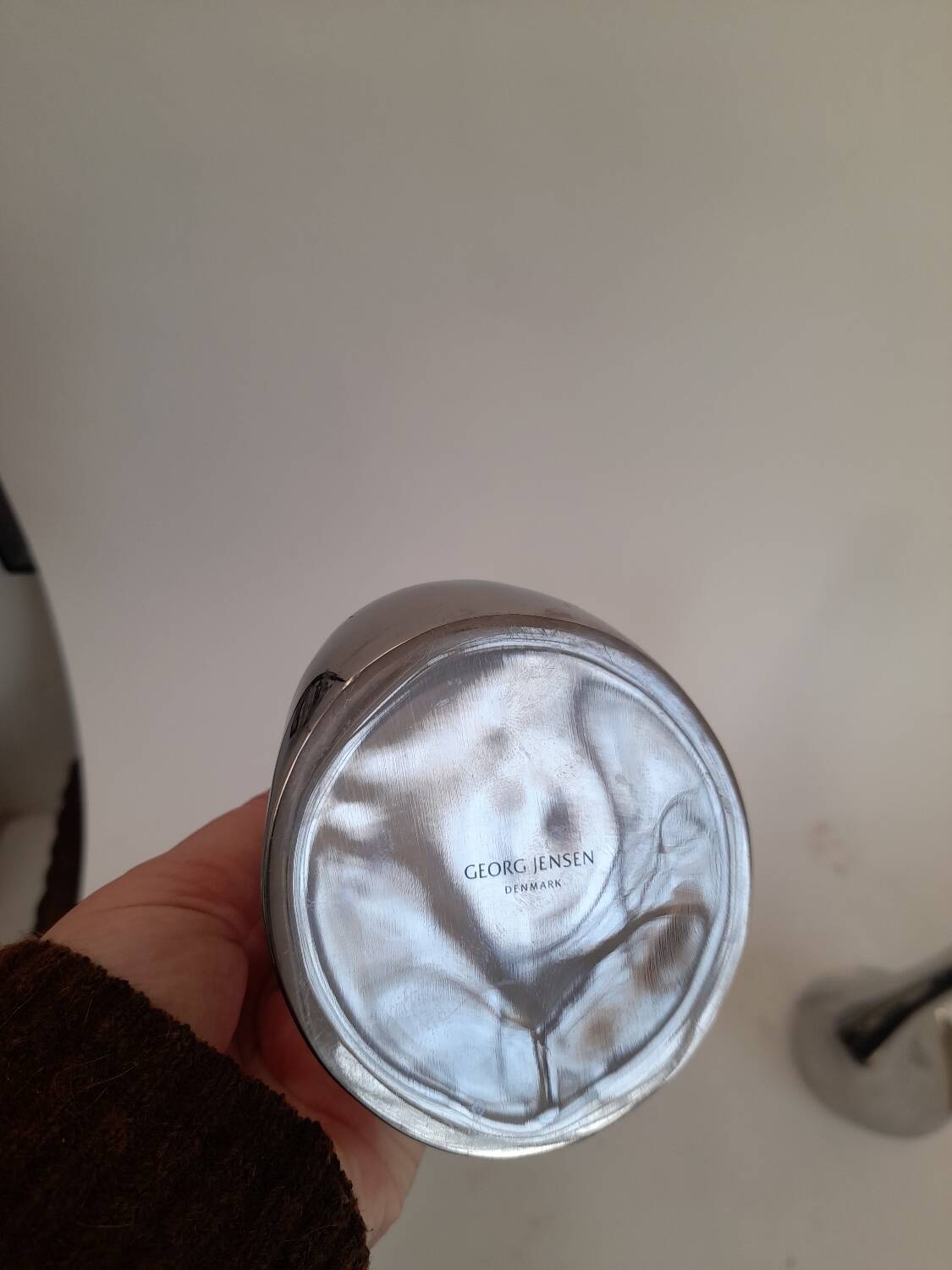 Cobra candlestick pair Georg Jensen Denmark