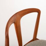 Set of 4 Juliane Dining Chairs by Johannes Andersen for Uldum, 1960s