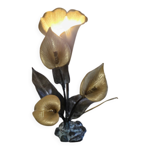 lampe sculpture aux arums