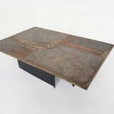 Table basse en pierre Paul Kingma, Pays-Bas 1981