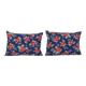 Set of 2 vintage Turkish cushion covers 41x61 cm