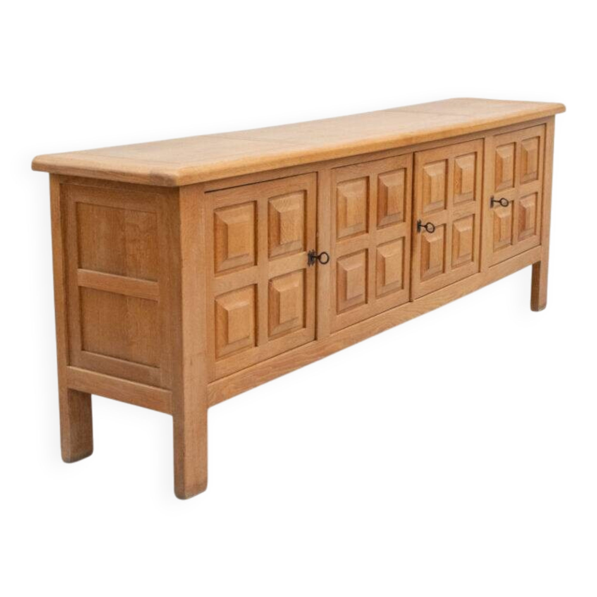 Brutalist French sideboard 1970s