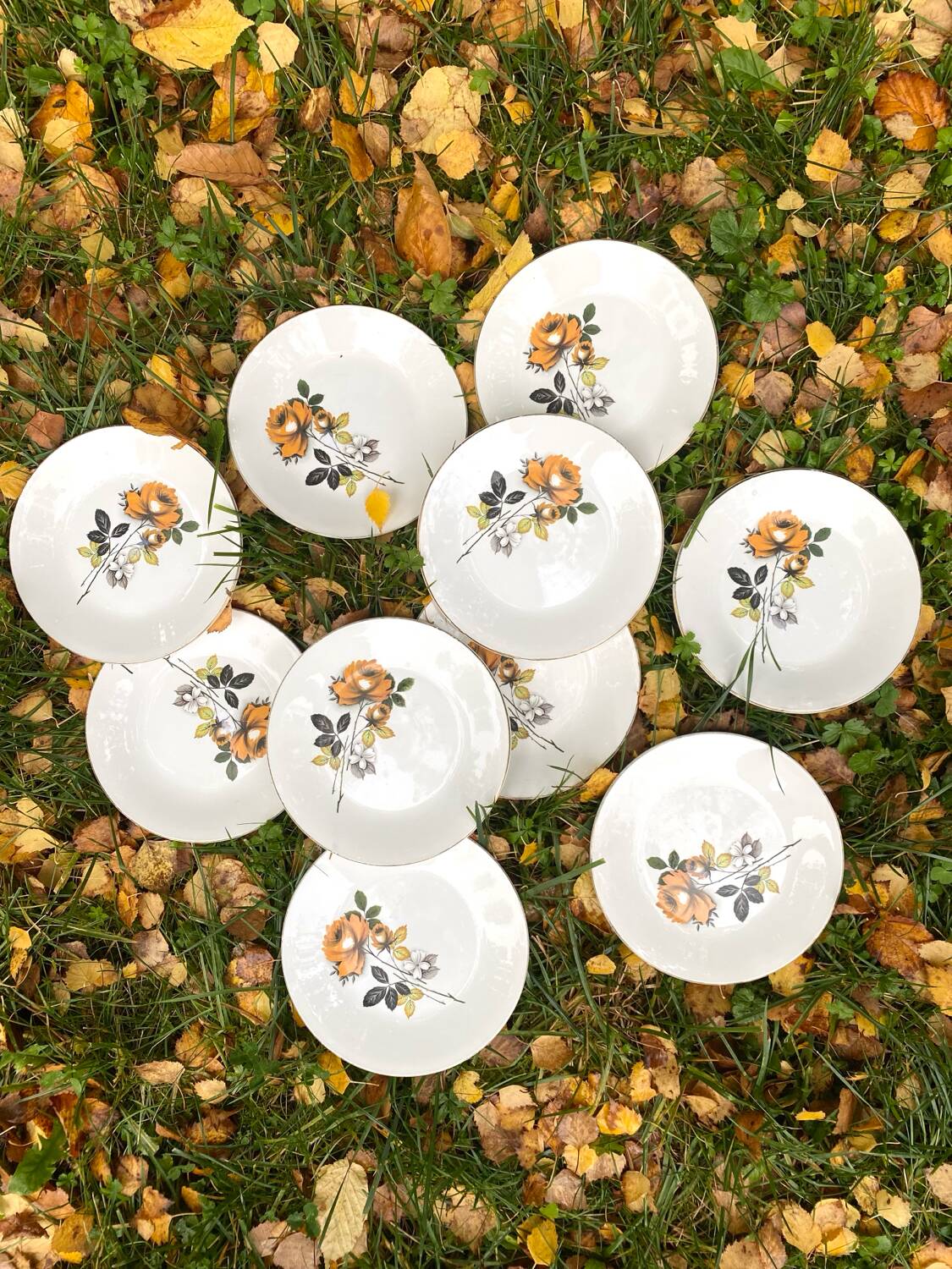 Antique dessert plates