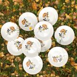 Antique dessert plates