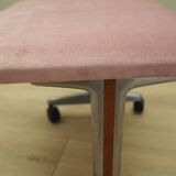 Pink footrest, Danish design, 1960s, production: Denmark