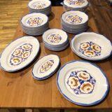 Creil and Montereau HBCM Floréal dinnerware set