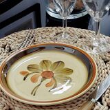 Lot de 12 assiettes Gien modèle Bamako