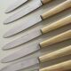 Set of 12 antique knives in green case