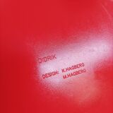 Vintage Ikea Hagberg trolley on wheels